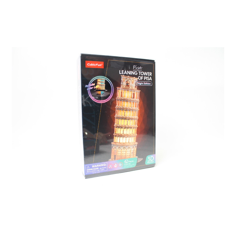 Cubic Fun puzzle 3D LED KrzywaWieża w Pizie 05355