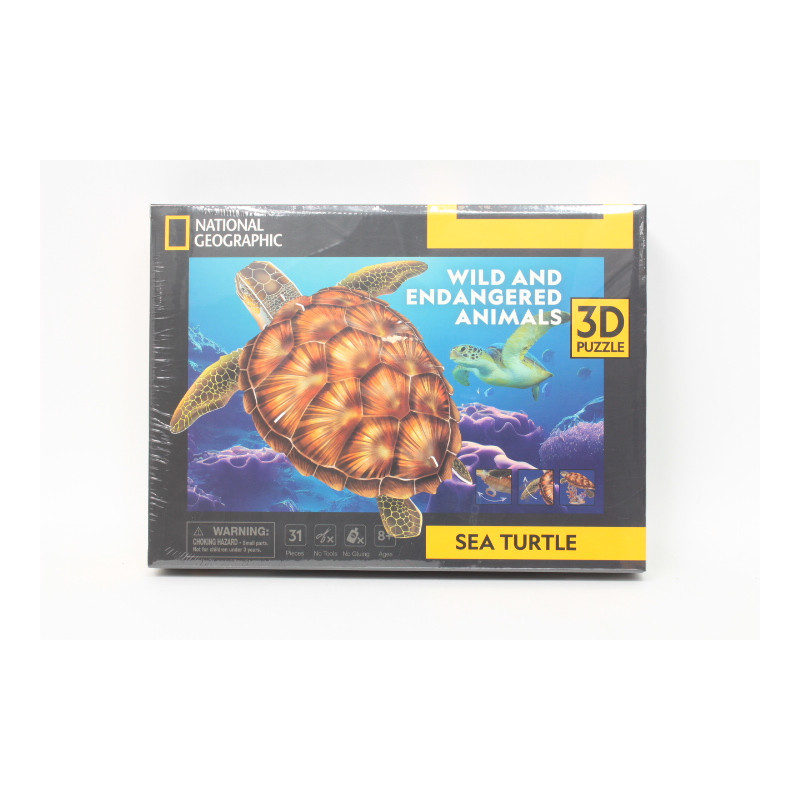 Cubic Fun puzzle 3D Żółw morski DS1080 10809