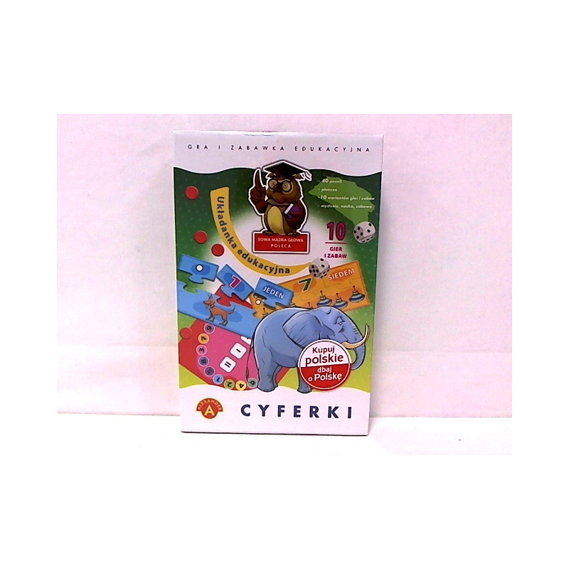 Cyferki - układanka edukacyjna 13160
