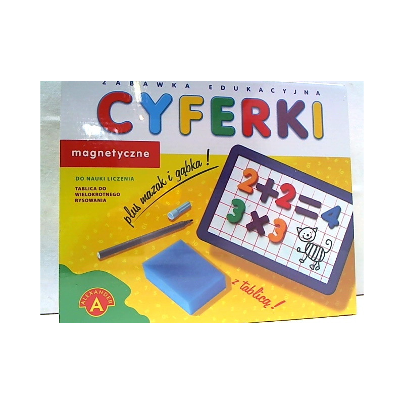Cyferki magnetyczne z tablicą 04182