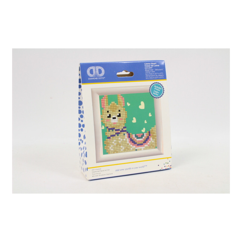 Diamond Dotz llama heart 018-DD1037F 12704