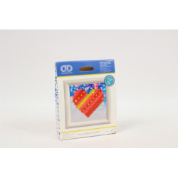 Diamond Dotz patchwork heart 018-DDS007F 49889