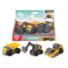 Dickie 3-pak pojazdów budowlanych Volvo 372-2009