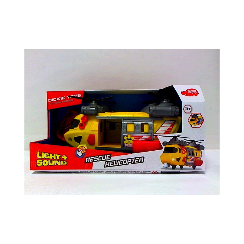 Dickie helikopter ratunkowy żółty 30cm 330-6004