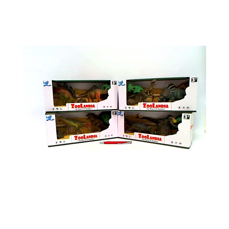 Dinozaury 2szt 4wzory w OTB 50935 09351