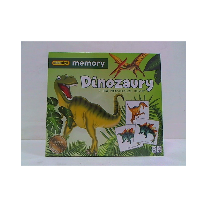 Dinozaury Gra memory Adamigo 07417