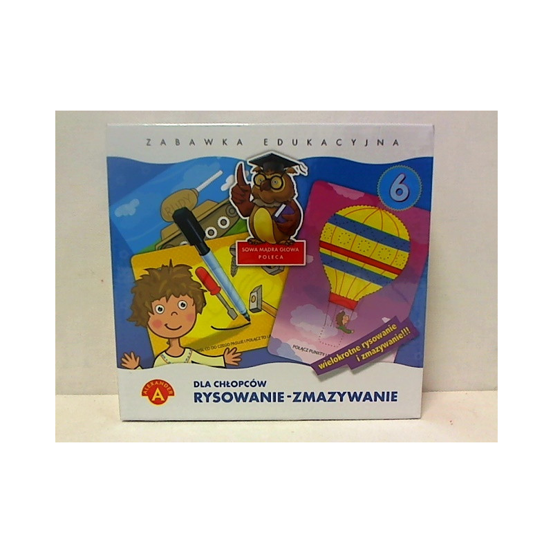 Dla chłopców rysowanie-zmazywanie 6 07428