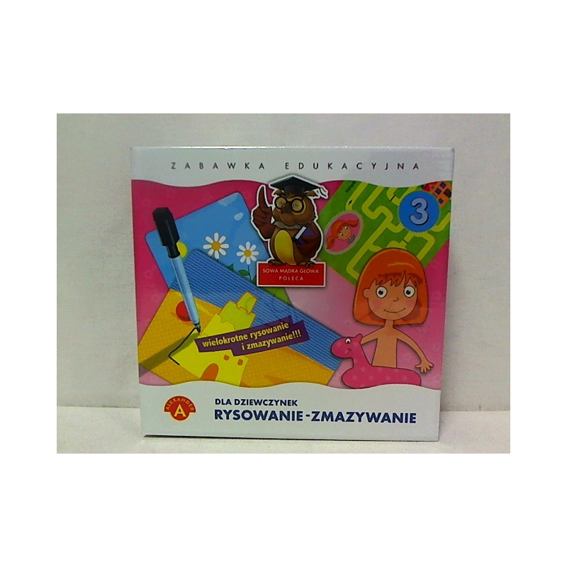 Dla dziewczynek rysowanie-zmazywanie 3  07381