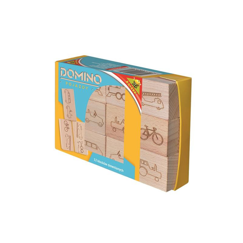 Domino drewniane - pojazdy 02308