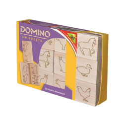 Domino drewniane - zwierzęta 02285