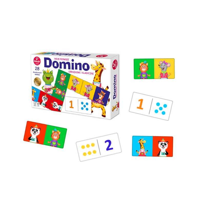 Domino obrazkowe i klasyczne 64138
