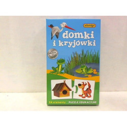 Domki i kryjówki - puzzle edukacyjne 06670