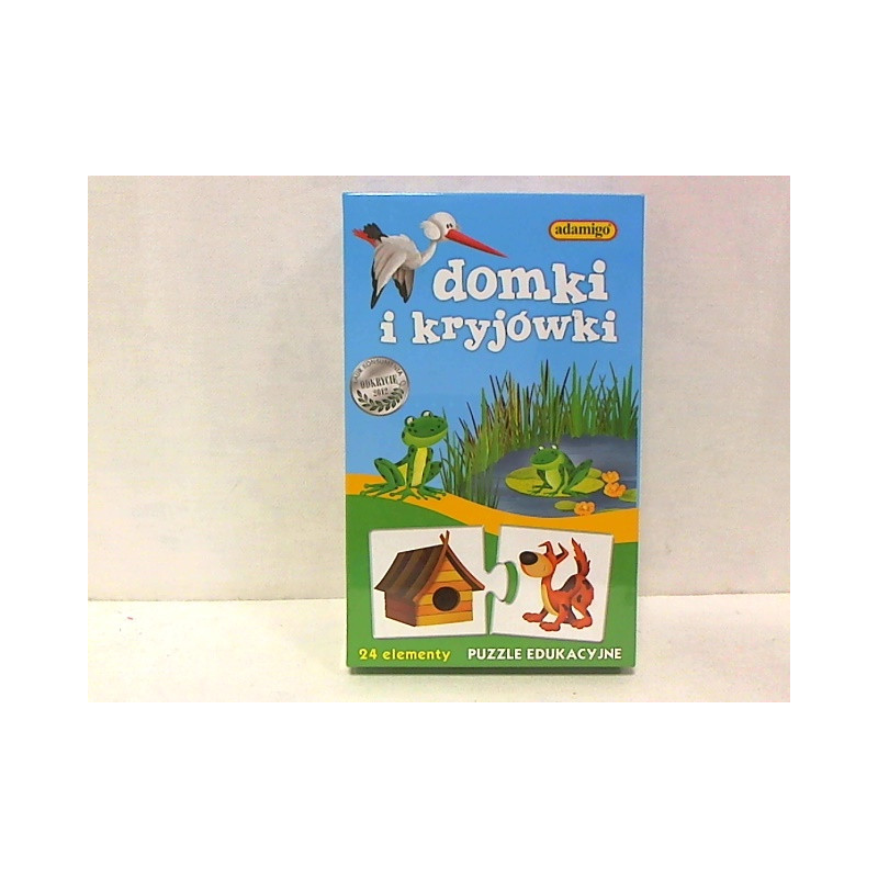 Domki i kryjówki - puzzle edukacyjne 06670