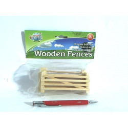 Drewniane ogrodzenie 6szt 1:32 610667