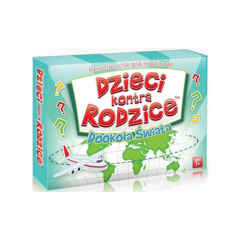 Dzieci kontra rodzice gra Dookoła świata 71168
