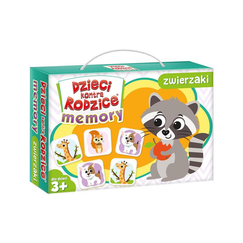 Dzieci kontra rodzice gra Memory zwierzaki 71373