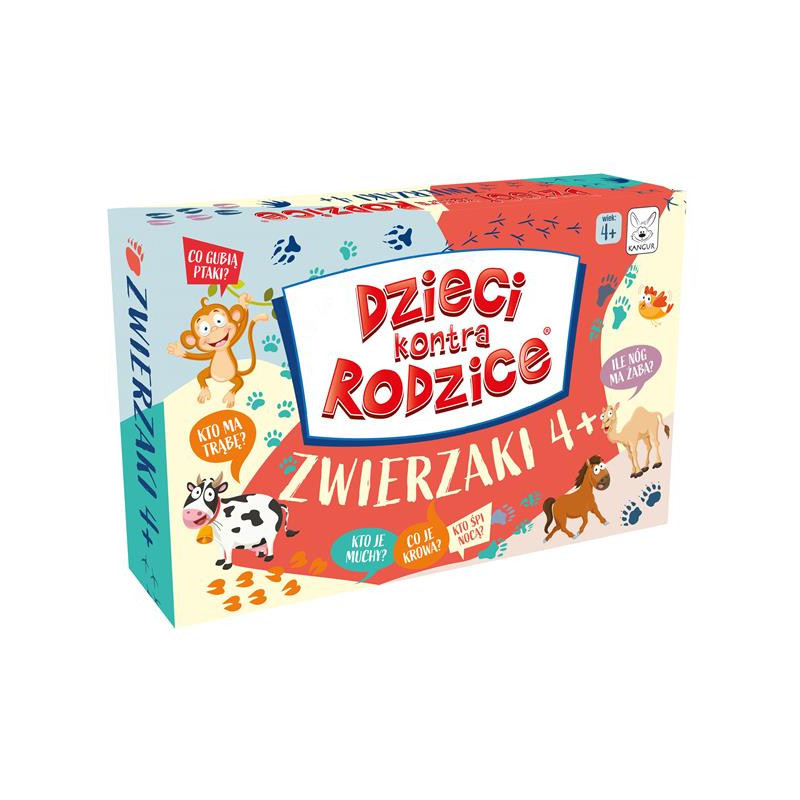 Dzieci kontra rodzice gra Zwierzaki 4+ 71290
