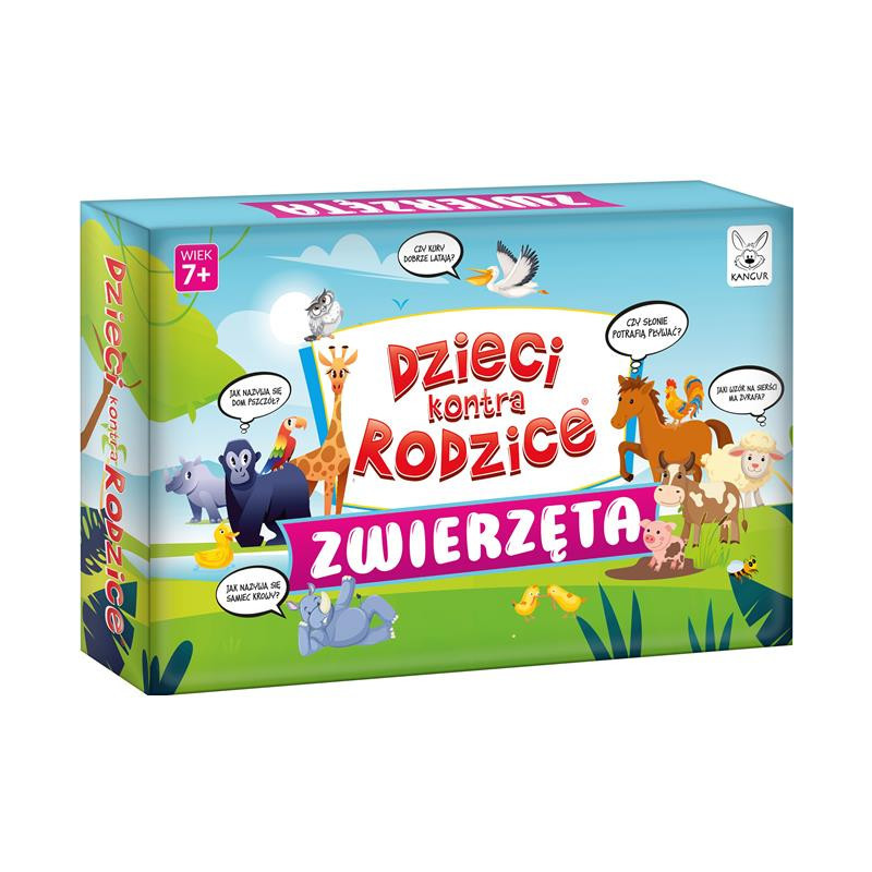 Dzieci kontra rodzice gra Zwierzęta 75086