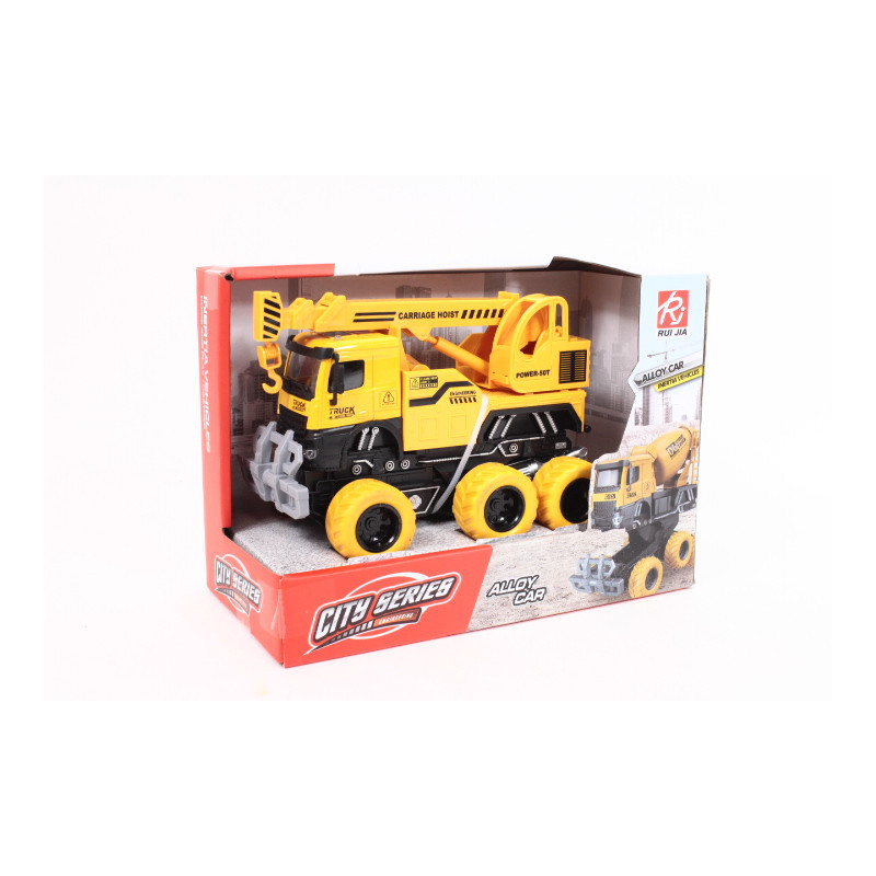 Dźwig pojazd 6-koł 19cm św/dźw RJ6964-7 07367