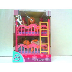 Evi 2 laleczki z piętrowym łóżkiem 573-3847