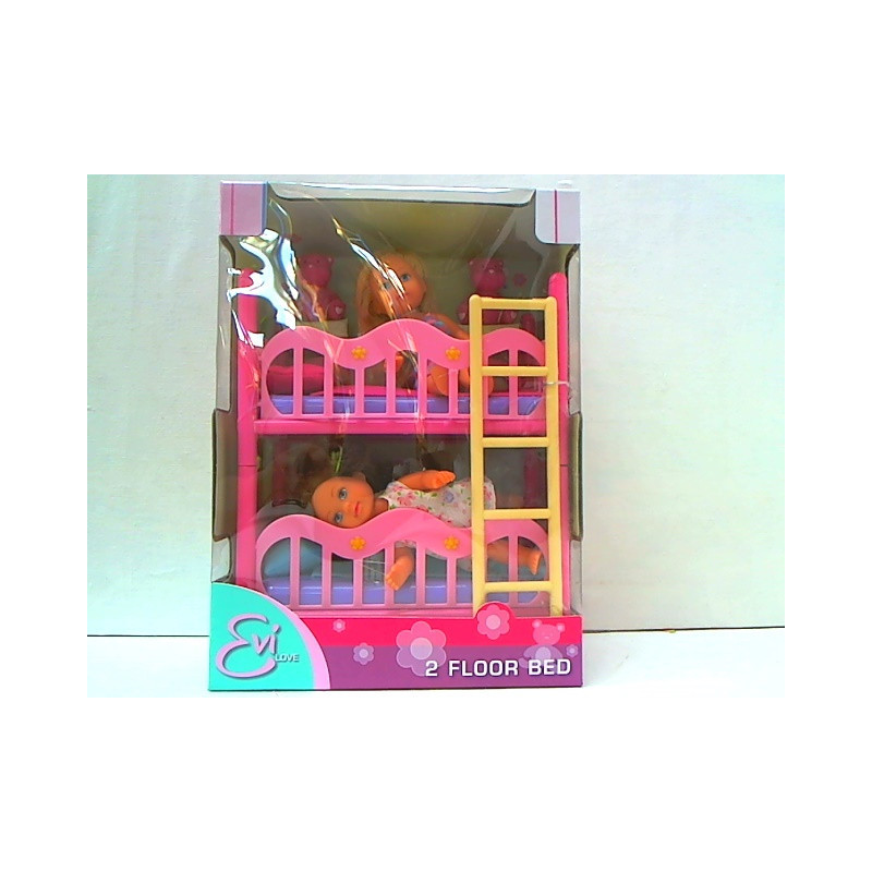 Evi 2 laleczki z piętrowym łóżkiem 573-3847