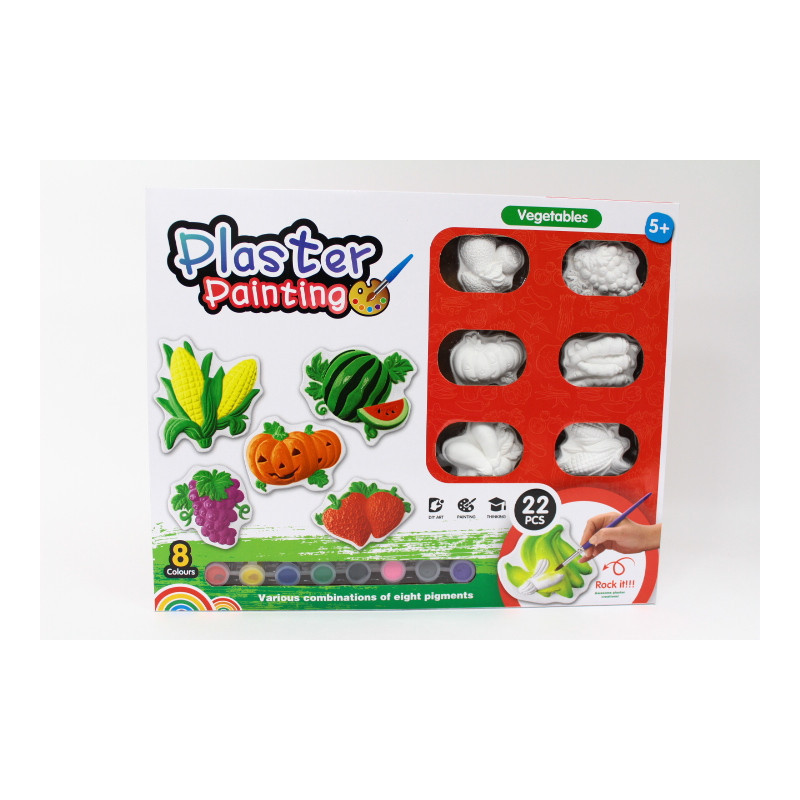 Figurki gipsowe Warzywa do malowania 007494 38615