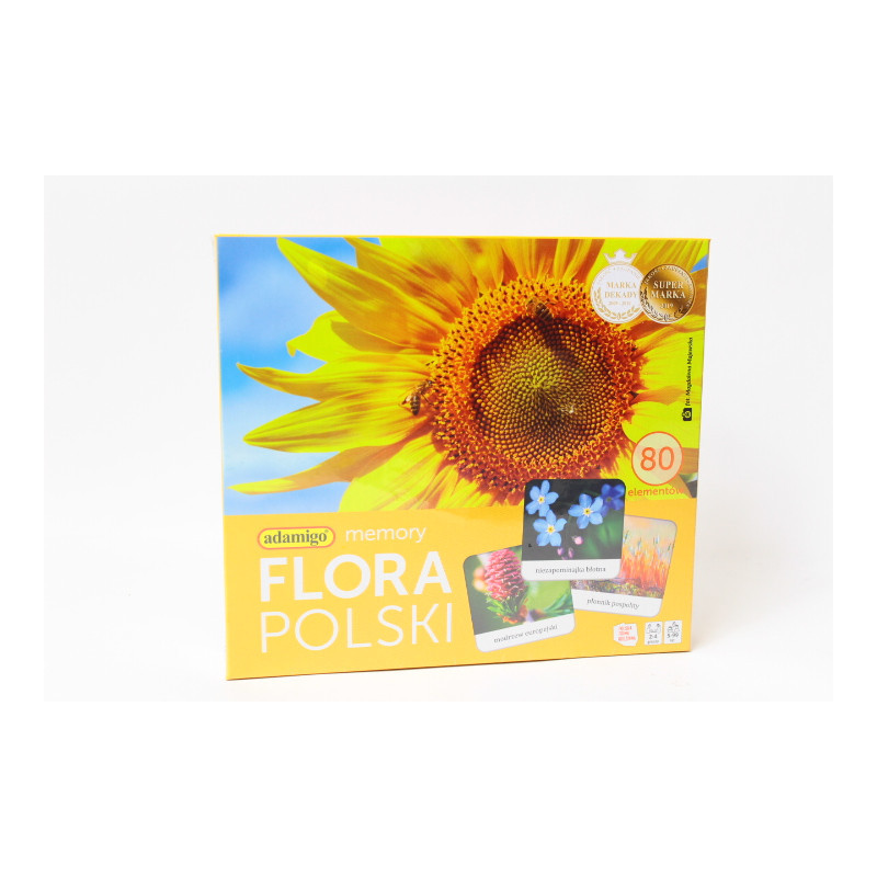 Flora Polski Gra memory Adamigo 07851