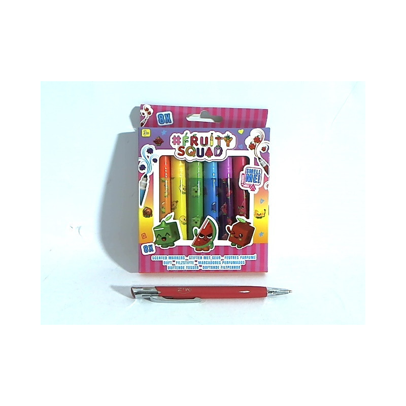 FRUITYSQUAD pachnące pisaki 8szt FS60352 03528