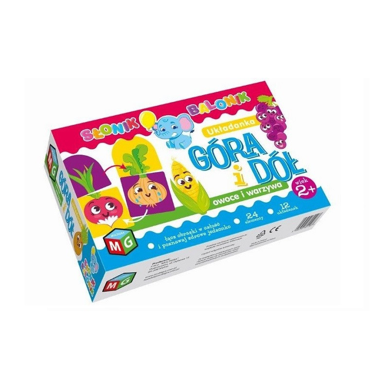 Góra i dół / Owoce warzywa - Słonik balonik 01287