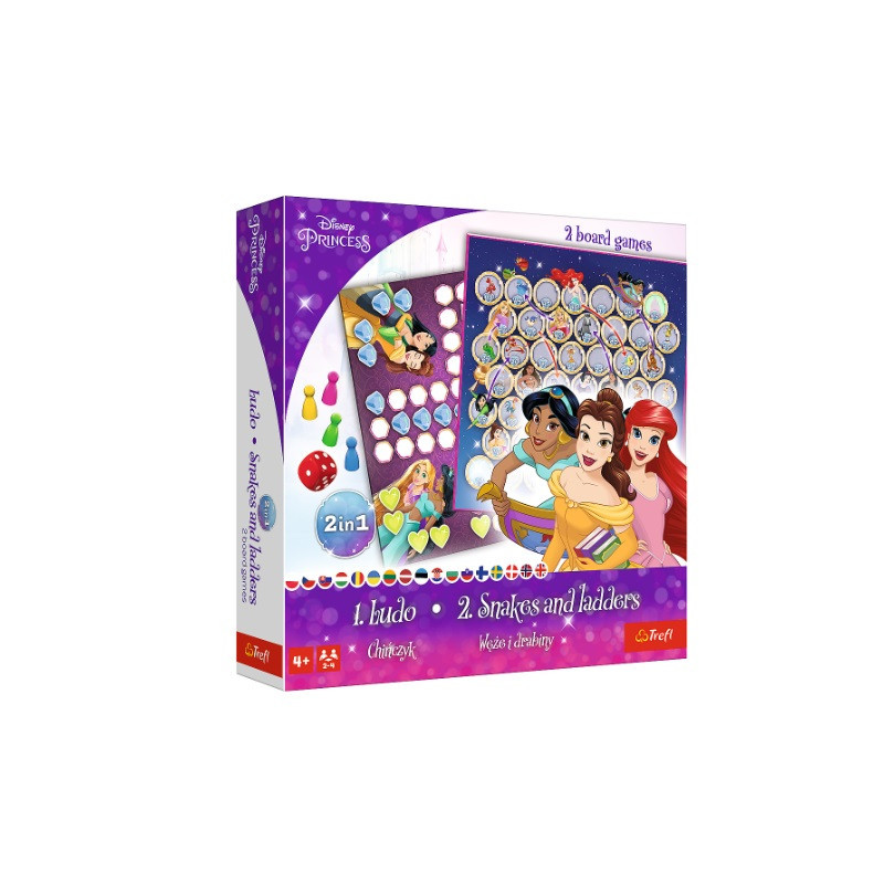 GRA 2w1 Chińczyk / Węże i drabiny Princess 02418