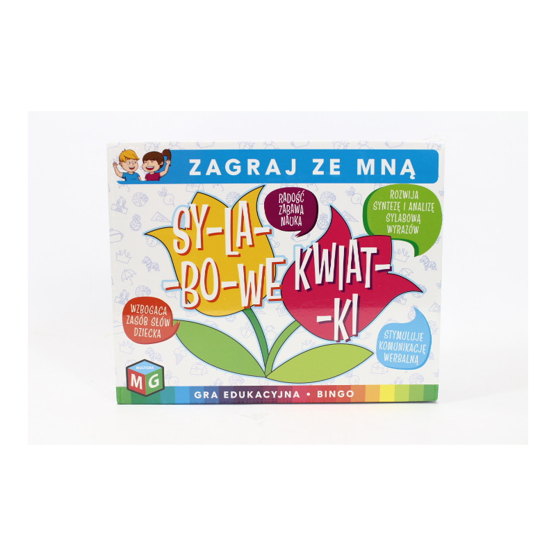 Gra edukacyjna Sylabowe kwiatki 00884
