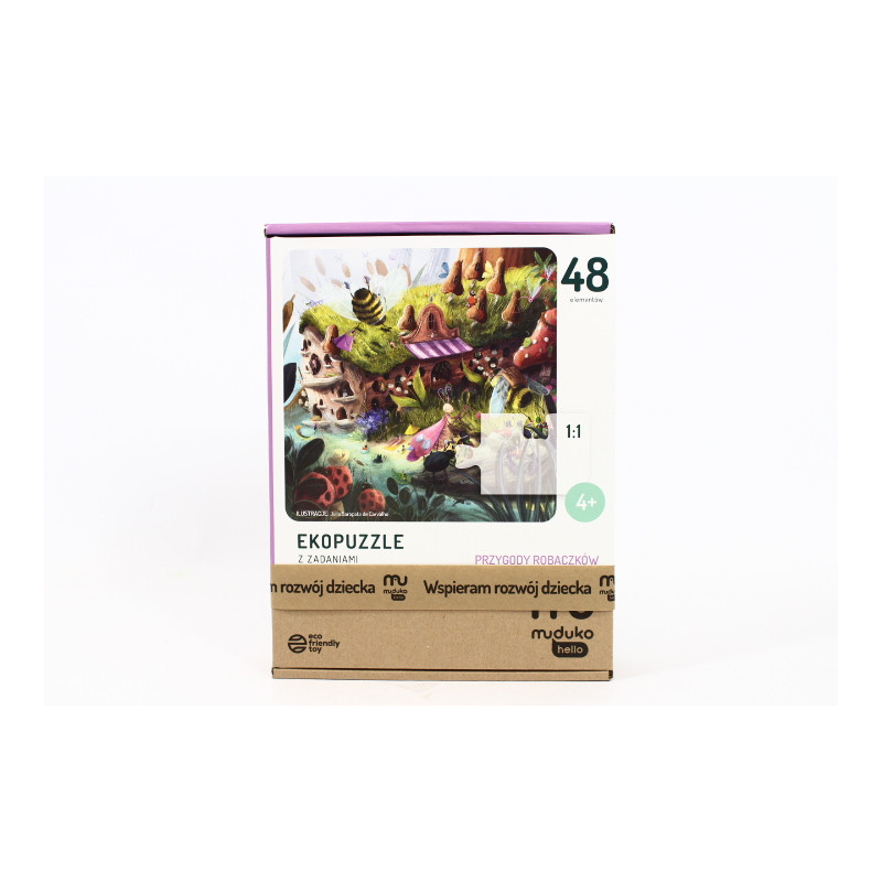 GRA Ekopuzzle Przygody robaczków 55441