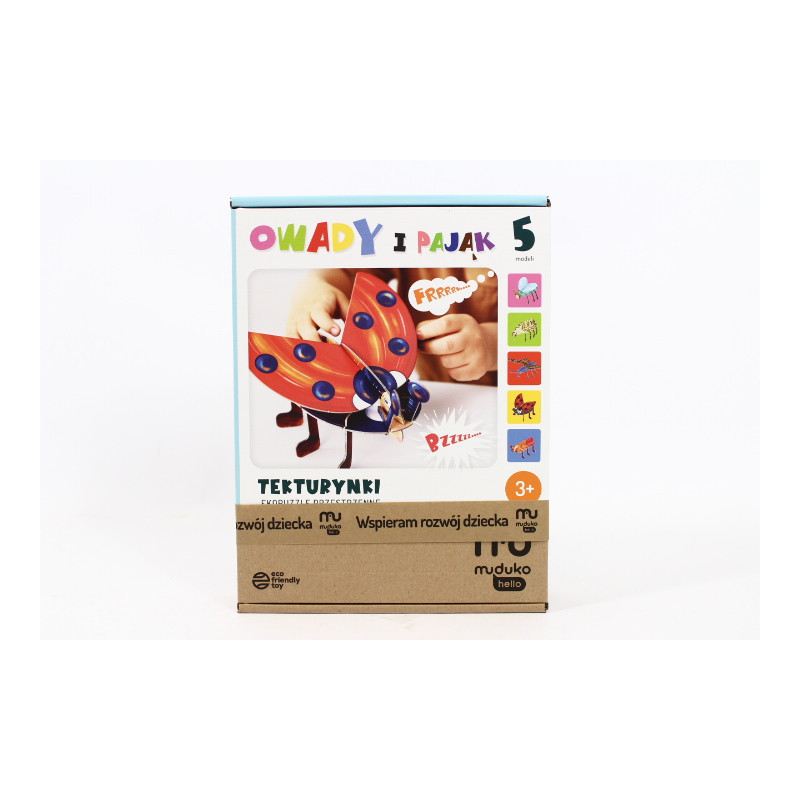 GRA Tekturynki Europuzzle Owady i Pająk 55236