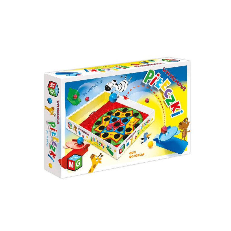 Gra zręcznościowa wystrzałowe piłeczki 05907