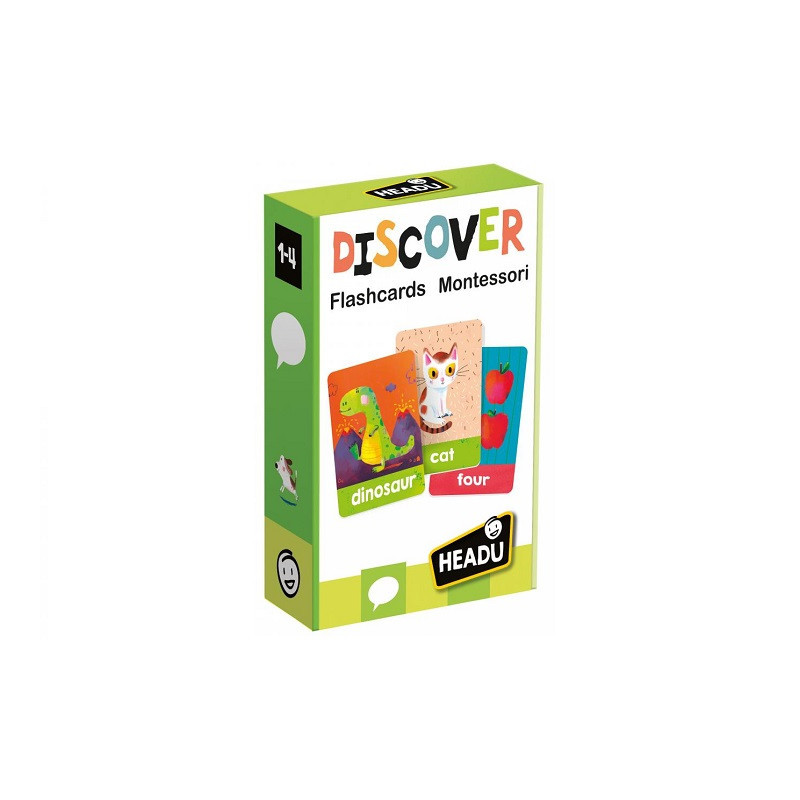 HEADU 36 kart-nauka przedmiotów i liczb 1-4 54327