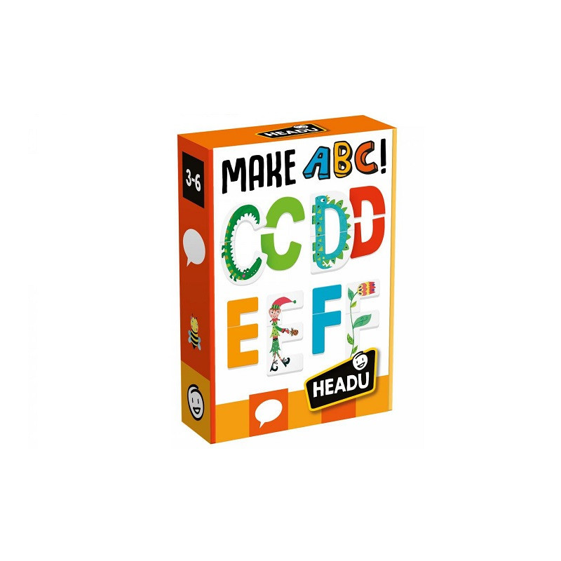 HEADU ABC Łączenie literek i przedmiotów 3-6 54419