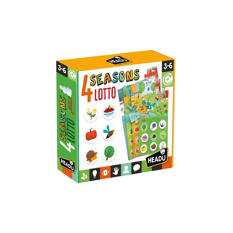 HEADU Lotto 4 pory roku wiek 3-6 24155