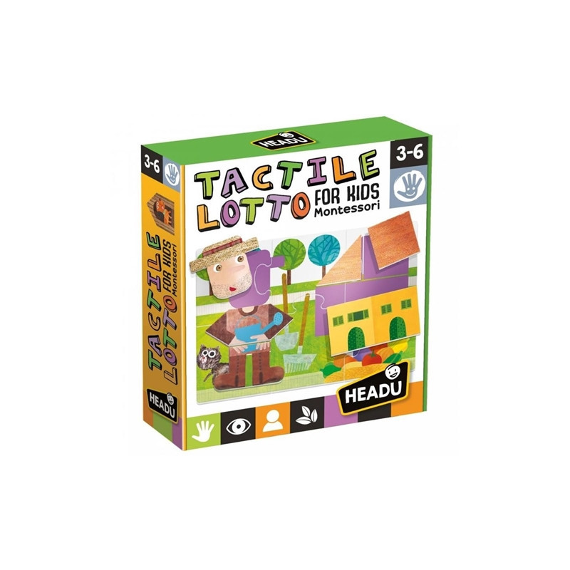 HEADU Montessori lotto sensoryczne wiek 3-6 25374