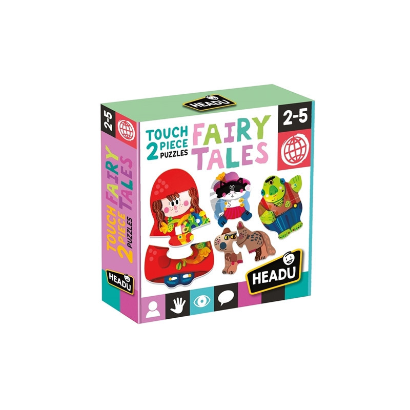 HEADU Puzzle sensoryczne-bajki wiek 2-5 24919