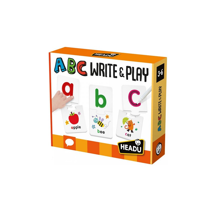 HEADU Ucz się alfabetu,pisz i rysuj 3-6 54372