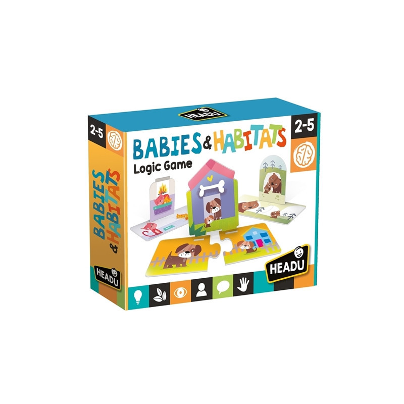 HEADU Układanka zwierzęta wiek 3-6 24735