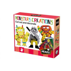 HEADU Wycinanie i składanie postaci Monster 54235