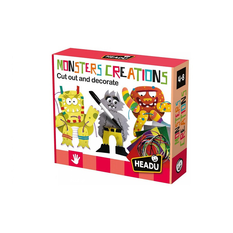 HEADU Wycinanie i składanie postaci Monster 54235
