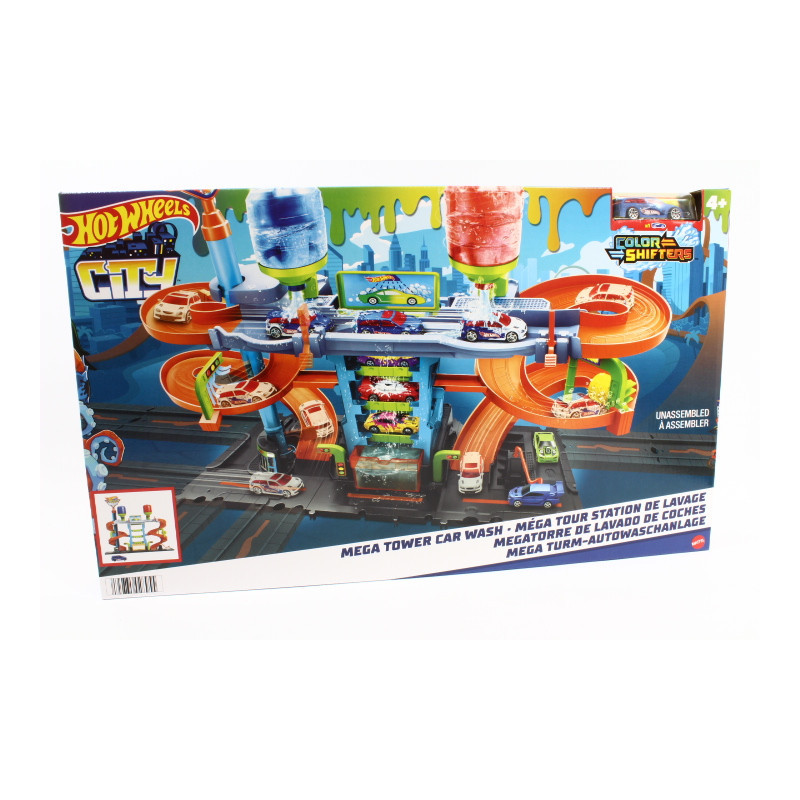 HW CITY Zakręcona megamyjnia+autko HDP05 /3