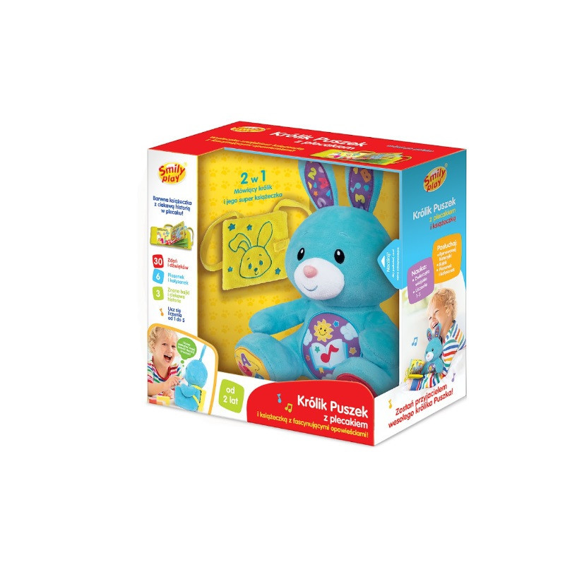 Interakt.królik Puszek z plec.SmilyP SP98297 82979