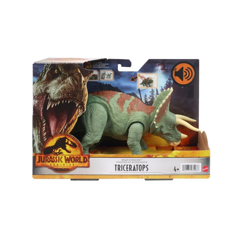JURASSIC WORLD Triceratops Dziki ryk HDX34