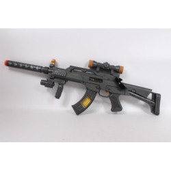 Karabin na baterie ze światłem 82cm 6630 11717