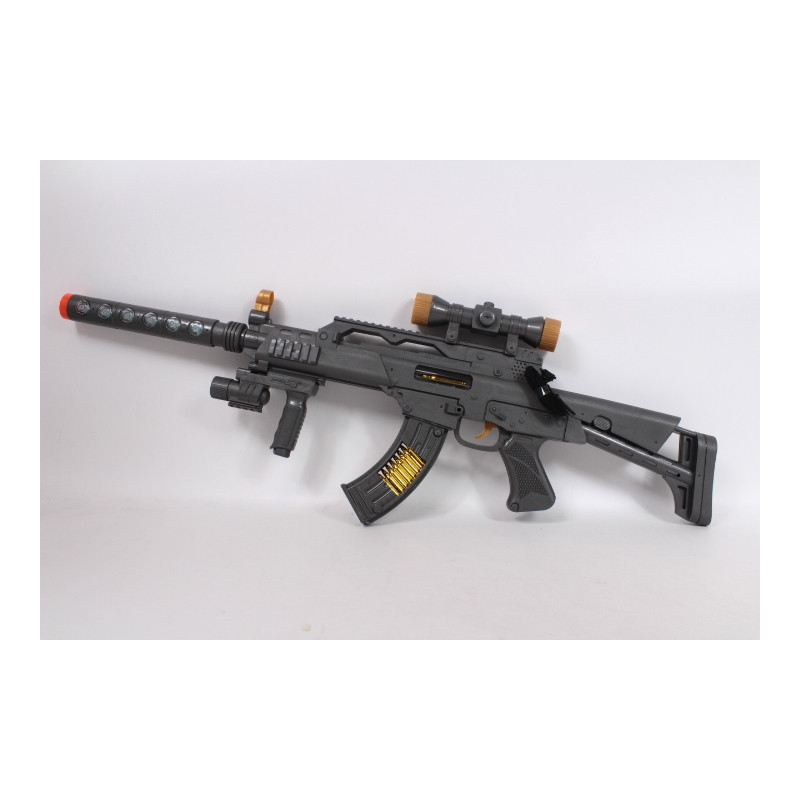 Karabin na baterie ze światłem 82cm 6630 11717