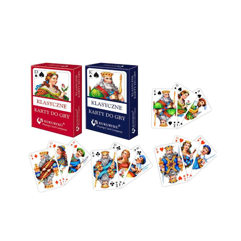 Karty do gry 54 listki Kukuryku 63438