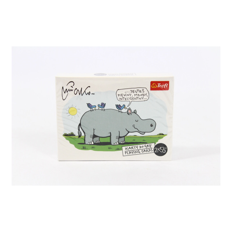 Karty do gry-Mleczko 2x55 pochewka 49321